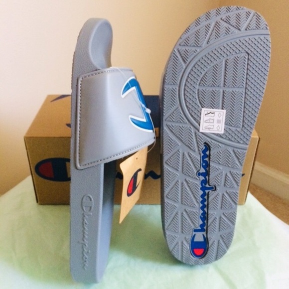 New Champion IPO Slide Gray Men - Picture 2 of 3